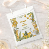 ワイルドサファリ子供の誕生日 フェイバーバッグ (クリップ留めされた状態)