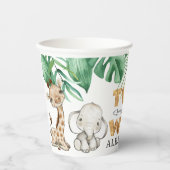 ワイルドサファリ2nd誕生日紙カップ2 紙コップ (正面)