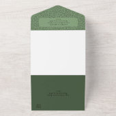 ワイルドサファ結婚リ大きな猫ズオールインワン招待状 オールインワン招待状 (外側)