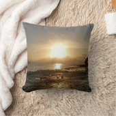 ワイルドサンセット自然撮影 クッション (ブランケット)