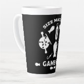 ワイルドサーモン魚釣り カフェラテマグ (左アングル)