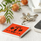 ワイルドサーモン魚釣り キーホルダー (側面)