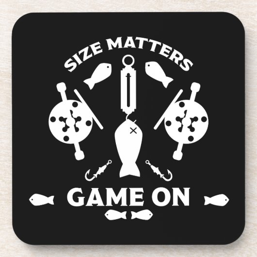 ワイルドサーモン魚釣り コースター (正面)