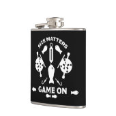 ワイルドサーモン魚釣り フラスク (左)