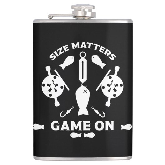 ワイルドサーモン魚釣り フラスク (正面)