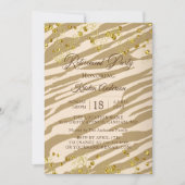 ワイルドシモダンックリタイアメントパーティの招待状 招待状 (正面)