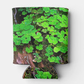 ワイルドシャムロパーソナライズされたックス聖パディクーラーボックス 缶クーラー (裏面)