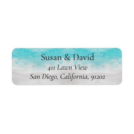 ワイルドシーウォーターカラーフロント海住所 シール (正面)