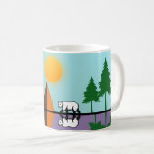 ワイルドジオメトリックマグ コーヒーマグカップ (正面右)