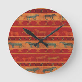 ワイルドジプシームスタングス ラウンド壁時計