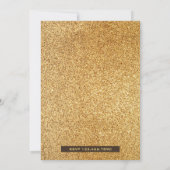 ワイルドジャングルサファリかわいいベビータイガーバースデーパーティー 招待状 (裏面)