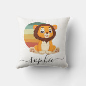 ワイルドジャングルサファリアニマルズベビーフリースブランケット クッション (裏面)