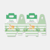 ワイルドジャングルサファリ1st誕生日パーティーグリーン フェイバーボックス (折り畳みなし)