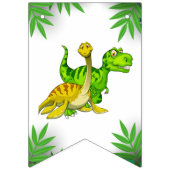 ワイルドジャングルディオナンスアドベンチャー子供の誕生日 バンティングフラッグ (第1の旗)