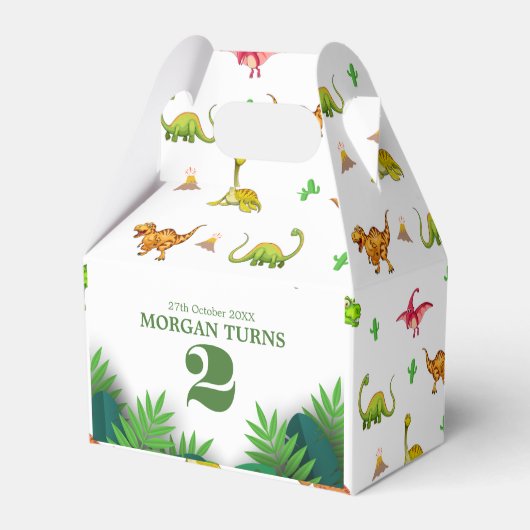 ワイルドジャングルディオナンスアドベンチャー子供の誕生日 フェイバーボックス (裏面サイド)