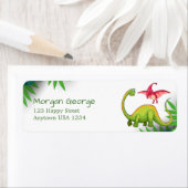 ワイルドジャングルディオナンスアドベンチャー子供の誕生日 ラベル (インサイチュ)