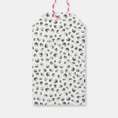 ワイルドジャングルヒョウPink 50誕生日 おもしろい ギフトタグ (裏面)