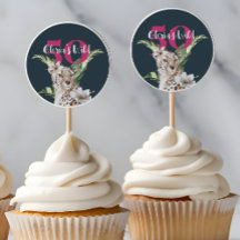 ワイルドジャングルヒョウPink 50誕生日