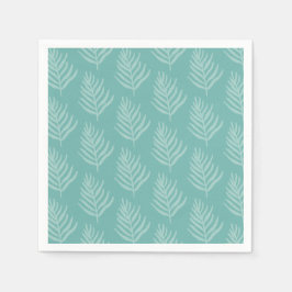 ワイルドジャングルリーフパターンパーティーナプキン スタンダードカクテルナプキン