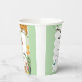 ワイルドジャングル誕生日招待状 紙コップ (左)