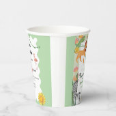 ワイルドジャングル誕生日招待状 紙コップ (右)