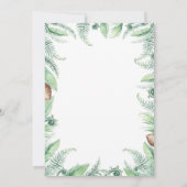 ワイルドジュラシック男の子だ!恐竜の赤ちゃんシャワー 招待状 (裏面)