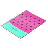 ワイルドスイカスライス |パーソナライズされた | ノートブック (左側)