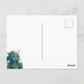 ワイルドスイミングアウトドア泳ぐ人クラブのメンバー ポストカード (裏面)