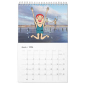 ワイルドスイミングカレンダー2024 カレンダー (3月 2026)