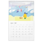 ワイルドスイミングカレンダー2024 カレンダー (3月 2027)