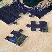 ワイルドスイミングバンゴッホスターリーナイト誕生日 ジグソーパズル (側面)