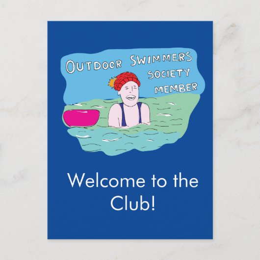 ワイルドスイミング ポストカード (正面)