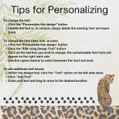 ワイルドスタイルアニマルプリントネイビーブルーアクセントピロー クッション