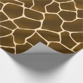 ワイルドスタイルサファリキリンのスポットアニマルスキンプリント ラッピングペーパー (角)