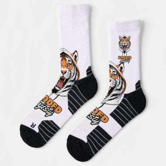 ワイルドスタイル | タイガーロゴファッション ソックス (左)