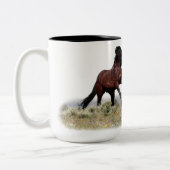ワイルドスタリオンストラットこの飲料マグカップ ツートーンマグカップ (左)