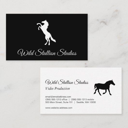 ワイルドスタリオン 名刺 (正面/裏面)