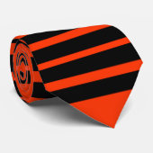 ワイルドストライプタイ（ブリックオレンジ） ネクタイ (ロール)