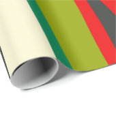 ワイルドストライプ数々のモダン抽象芸術パターン ラッピングペーパー (ロールコーナー)