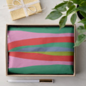 ワイルドストライプ数々のモダン抽象芸術パターン 薄葉紙 (ギフト)