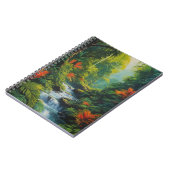 ワイルドストリームの魅力的カスケード ノートブック (左側)