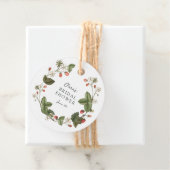 ワイルドストロベリーのブライダルシャワー フェイバータグ (インサイチュ)