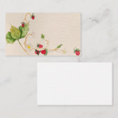 ワイルドストロベリーノートカード ノートカード (正面/裏面)