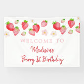 ワイルドストロベリーベリースウィート誕生日 横断幕 (横)