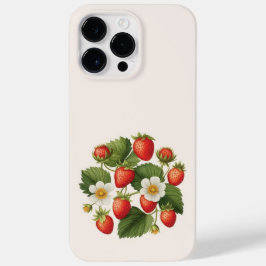 ワイルドストロベリー サマーバイブ 水彩画 Case-Mate iPhone 14 PRO MAXケース