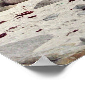 ワイルドストーニービーチインノルウェーのポスター ポスター (角)