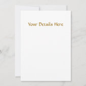 ワイルドスピリットの木 招待状 (裏面)