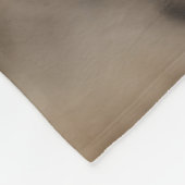 ワイルドスピリットブラックホースポートレート フリースブランケット (角)