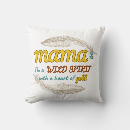 ワイルドスピリットママ クッション (正面)