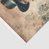 ワイルドスピリット女性のカーボーイデコパージュ 薄葉紙 (詳細)